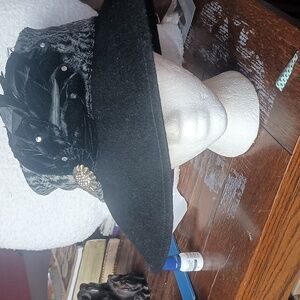 Rabbit Fur hat with ear muff s $49+free scarf